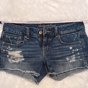 American Eagle Outfitters Blue Vintage Jean Shorts